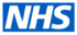 The NHS logo, which is a blue rectangle containing the letters NHS in bold white type